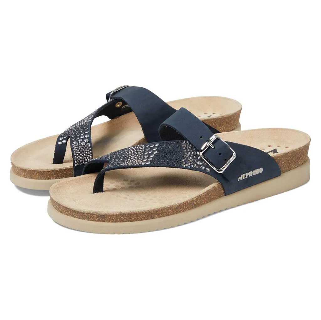 Mephisto Helenka Nubuck Leather Women's Slide Sandals